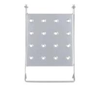 Bandeja de trabajo VStege - Soporte de plataforma de escalera, panel de extensión de escalera de acero resistente, tablero estable, soporte de herramientas práctico, accesorio de onda confiable |