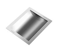 Bandeja de transacciones, ventanillas de venta de entradas. Bandeja de ofertas empotrada Bandeja de caja registradora de acero inoxidable 304 16" de largo x 10" de ancho x 1,6" Bandeja de comercio int