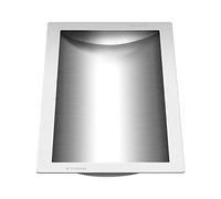 Bandeja de transacciones, ventanillas de venta de entradas. Bandeja de ofertas empotrada Bandeja de caja registradora de acero inoxidable 304 16" de largo x 10" de ancho x 1,6" Bandeja de comercio int