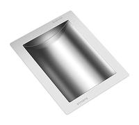 Bandeja de transacciones, ventanillas de venta de entradas. Bandeja de ofertas empotrada Bandeja de caja registradora de acero inoxidable 304 16" de largo x 10" de ancho x 1,6" Bandeja de comercio int