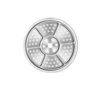 Bandeja de vapor, estante de vapor, placa de vapor de acero inoxidable, acero inoxidable 304, diseño redondo para calefacción uniforme, se adapta a ollas a presión y ollas, herramienta de cocina para
