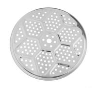 Bandeja de vapor redonda de acero inoxidable 304 para ollas a presión y ollas - 15,5 cm a 39 cm de diámetro ajustable, apto para lavavajillas, no guerra (29 cm)