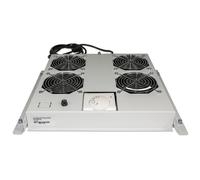 Bandeja de ventilador Intellinet 712798 4 ventiladores 195,4 m³/h gris acero