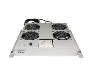 Bandeja de ventilador Intellinet 712798 4 ventiladores 195,4 m³/h gris acero