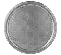 Bandeja Decorativa Oriental Nacera Plata 38cm