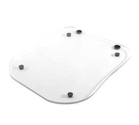 Bandeja deslizante deslizante para máquina de utensilios de cocina encimera bandeja móvil base acrílica antideslizante