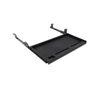 Bandeja deslizante for teclado debajo del escritorio, cajón de plástico, estante for escribir que ahorra espacio, for estar pie con trabajo oficina en casa Adecuado para uso en oficinas(Black)