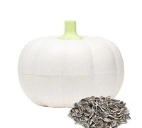 Bandeja dividida de calabaza - Cuenco dividido de calabaza de Halloween, contenedor de aperitivos de Halloween para frutas, nueces, dulces y aperitivos de Navidad