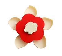 Bandeja dividida para servir - Plato giratorio en forma de pétalo, organizador de aperitivos para cocina y comedor, plato de servir para picnic, bufé, bandeja giratoria para almuerzo, cena