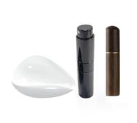 Bandeja dosificadora de café con cuchara de cerámica y botella de spray para una reducción efectiva de la estática y un manejo conveniente de granos de café (rayo blanco+aerosol+aguja)