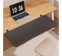 Bandeja ergonómica de madera para teclado, cajón plegable ajustable con abrazadera para montaje en escritorio, soporte de reposabrazos sin perforación, para codo de computadora, 60 x 20 cm, comodidad