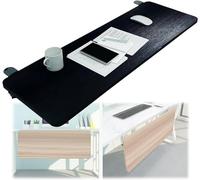 Bandeja ergonómica extensora de escritorio Bandeja plegable for teclado de 90 °: for el hogar y la oficina, soporta completamente los brazos, protege la vista, se sujeta a las plataformas del cajón de