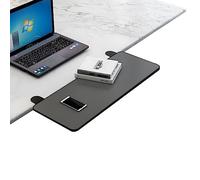 Bandeja ergonómica para teclado, con alineación horizontal ajustable, con soporte plegable de metal, 74,9 x 24,9 cm, para oficina y estudio