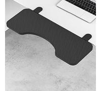 Bandeja ergonómica para teclado de extensión de escritorio, estante deslizante ajustable con soporte de brazo, opciones en blanco y negro, 64 x 24 cm / 75 x 24 cm para un espacio de trabajo cómodo