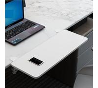 Bandeja extensora de escritorio, mesa de cocina con abrazadera y reposabrazos ergonómico para computadora, 23.6 pulgadas de largo x 5.9 pulgadas de ancho, extensor de escritorio versátil para el hogar