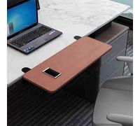 Bandeja extensora de escritorio plegable ergonómica, plataforma compacta para teclado con soporte de brazo y extensiones de escritorio para mayor comodidad, solución de almacenamiento que ahorra