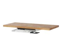 Bandeja extraíble para teclado RAU, gris luminoso RAL 7035
