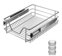 Bandeja extraíble set de 3 metal para cajón de 40cm