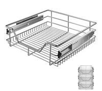 Bandeja extraíble set de 3 metal para cajón de 50cm