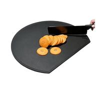 Bandeja flexible en forma de D para cortar frutas | Tabla de cocina para verduras, queso, filete, pan, embutidos, hogar, apartamento, cocina, carnicero