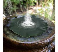Bandeja Flotante de Hoja de Loto, Fuente Solar, Bomba de Agua, Kit de Estanque de Baño de Aves para Piscina y Jardín