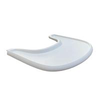 Bandeja for asiento de bebé for trona Stokke Tripp Trapp, utilizada como plato de refrigerio o bandeja for juguetes, con soporte de almacenamiento y adsorción al vacío.(WHITE)