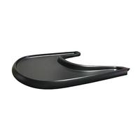 Bandeja for asiento de bebé for trona Stokke Tripp Trapp, utilizada como plato de refrigerio o bandeja for juguetes, con soporte de almacenamiento y adsorción al vacío.(Black)