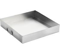 Bandeja for servir alimentos de acero inoxidable con asa, bandeja | Aceite for debajo del coche, a prueba de fugas, sin orificio, for secadora, lavavajillas, frigorífico(90x60x5cm)