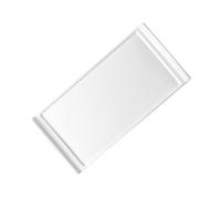 Bandeja for servir de cerámica estilo japonés 11 pulgadas con asas, plato rectangular for sushi y postre, bandeja for almacenamiento alimentos exhibición refrigerios for uso doméstico en fiestas