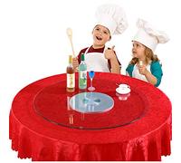 Bandeja giratoria de cristal para cocina y comedor, placa giratoria de 360° con rodamientos silenciosos