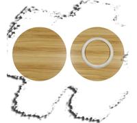Bandeja giratoria de madera lisa de mármol de 90 cm para mesa de comedor, tocadiscos de 360°, elegante decoración del hogar, perfecta para fiestas y entretenimiento