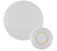 Bandeja giratoria de Madera marmolada para Mesa de Comedor, Bandeja para Servir, Organizador Redondo Extragrande de 48 Pulgadas (Blanco, 60 cm (24 Pulgadas))