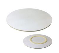 Bandeja giratoria de madera redonda de 50/60/70 cm para mesa de comedor, centro de mesa, plato ideal para fiestas y reuniones (color: E, tamaño: 80 cm-32 pulgadas)
