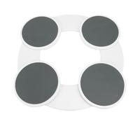 Bandeja Giratoria de Mesa, Plato Redondo para Servir para Encimera de Cocina, Riel Deslizante Manual, Mesa de Comedor Reutilizable con Rotación de 360 Grados para Cenas