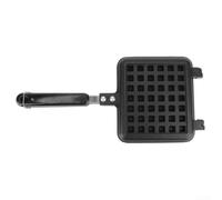 Bandeja giratoria para hacer gofres belgas, antiadherente, bandeja de llenado profundo para tostadas, paninis, herramienta de cocina compacta, L 35 cm (gofre de una cabeza)
