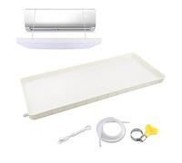 Bandeja Goteo Aire Acondicionado, Bandeja de Drenaje para Aire Acondicionado con Mecanismo Drenaje para Aires Acondicionados Split Interior/Exterior(1-2P,Hose-300cm)