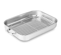 Bandeja Grill con Alas 36x27cm (Acero Inoxidable) - SILAMPOS