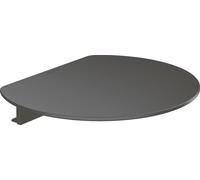 Bandeja hansgrohe WallStoris, 27915670, color: negro mate