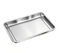 Bandeja Horno, Bandejas Acero Inoxidable para Servir Comida para Hornear Galletas para Horno para Pasteles, Galletas, Frutas y Verduras(70x50x5 cm/28x20x2 in)