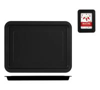 Bandeja Horno Home Antiadherente Acero Inox Rectangular Modelo 'maitre' Cm 26x37
