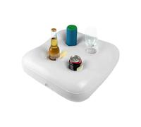 Bandeja Inflable, Bandeja Flotante Piscina, 4 Agujeros Soporte De Bebidas De Gran Capacidad, Titular Flotante Inflable, Bebidas Frutas Posavasos Flotante Bar para Verano SPA Playa Piscina Fiesta