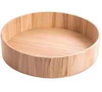 Bandeja madera de balsa redondas grandes 34x7,5cm.