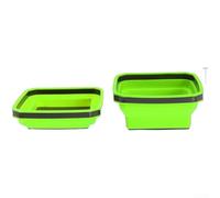 Bandeja magnética de silicona plegable, soporte magnético fuerte para tornillos, tuercas, pernos, organizador portátil para el hogar, taller, garaje, proyectos de bricolaje (paquete de 4) (verde)