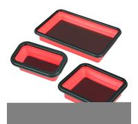 Bandeja magnética para tornillos, juego de organizador de tuercas y de 3 piezas, bandejas de herramientas magnéticas fuertes, tornillos, tuercas y piezas pequeñas, clasificación de hardware