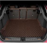 Bandeja Maletero Alfombra De Maletín para X3 G01 2018 2019 2020 2021 2022 2023 Accesorios De Automóviles Personalizados Decoración Interiores Auto Estera del Maletero del Coche(Café)
