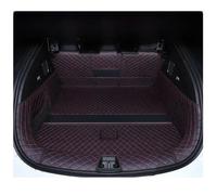 Bandeja Maletero Alfombrilla Maletero Coche para BYD para Sealion 7 Sea para Lion 07 2024 2025 Revestimiento Trasero Cuero Suelo Carga Protector Bandeja Cubremaletero(Black Red Full)