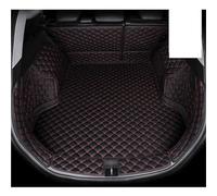 Bandeja Maletero Alfombrillas Cuero Personalizadas Maletero para X5 E70 2008-2013 Bandeja para Alfombrilla Trasero 5 Asientos Alfombra Antibarro Alfombrilla Maletero(Negro Rojo)