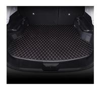 Bandeja Maletero Alfombrillas Cuero Sintético Personalizadas Maletero Coche Alfombras para Toyota para Crown 2010-2014 2015-2018 Todos Los Modelos Cubremaletero(Black Pink,2010-2014)