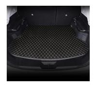 Bandeja Maletero Alfombrillas Cuero Sintético Personalizadas Maletero Coche Alfombras para Toyota para Crown 2010-2014 2015-2018 Todos Los Modelos Cubremaletero(Black Beige,2015-2018)