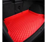 Bandeja Maletero para Cayenne 2011 2012 2013 2014 2015 2016 2017 Estera Maletero Coche Lado Alto Impermeable Cubierta para Alfombra Pad Alfombrilla Maletero(Rojo)